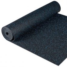 Corefit® Kumimattorulla 1,25x10 m / 5 mm EPDM - Musta/Sininen