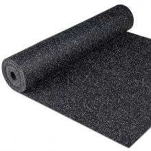 Corefit® Kumimattorulla 1,25x10 m / 5 mm EPDM - Musta/V.harmaa