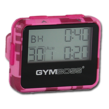 Gymboss intervalliajastin pink camo