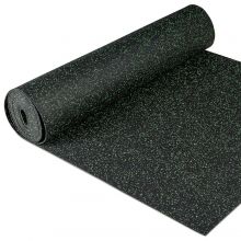 Corefit® Kumimattorulla 1,25x10 m / 5 mm EPDM - Musta/Vihreä