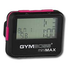 Gymboss intervalliajastin Minimax - musta/pinkki