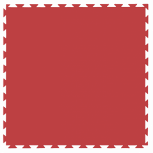 Studioline Classico palamatto 100x100x1,4 cm - Red