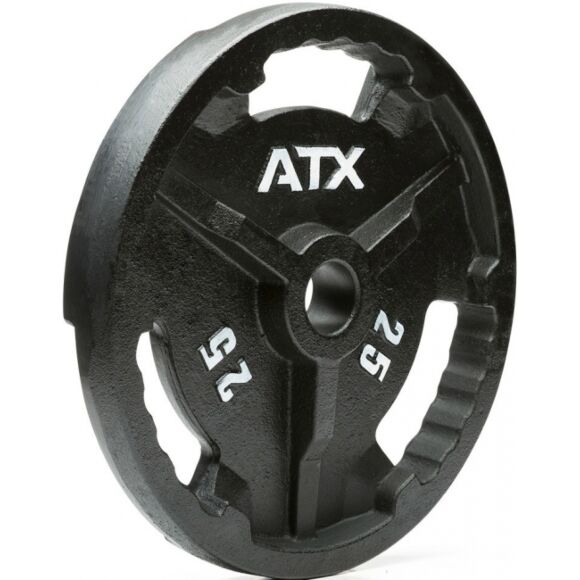 ATX® Viktskiva i Gjutjärn 3-Grip - 50 mm - 0,5 till 25 kg