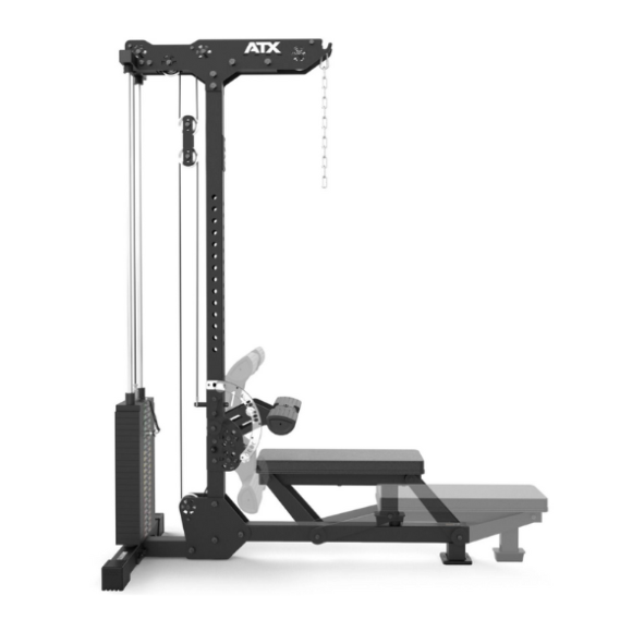 ATX&reg; yl&auml;talja ja alatalja LMSW-700 115 kg painopakalla 
