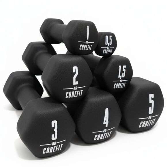 Corefit® Neopreenikäsipainot 0.5-5 kg / kpl