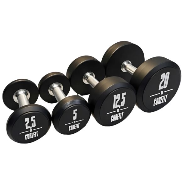 Corefit® Polyurethan käsipaino 2,5-50 kg / kpl