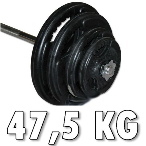 Kumitettu levypainosarja 47,5 kg