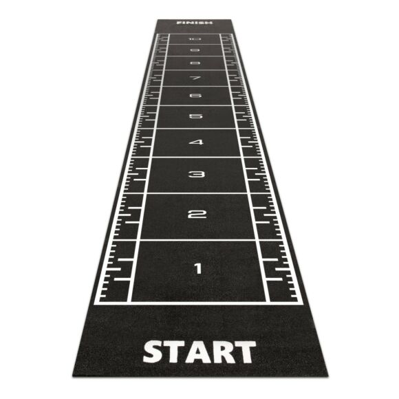 Speed Track Ruohomatto nopeusradalla 12x2 m musta