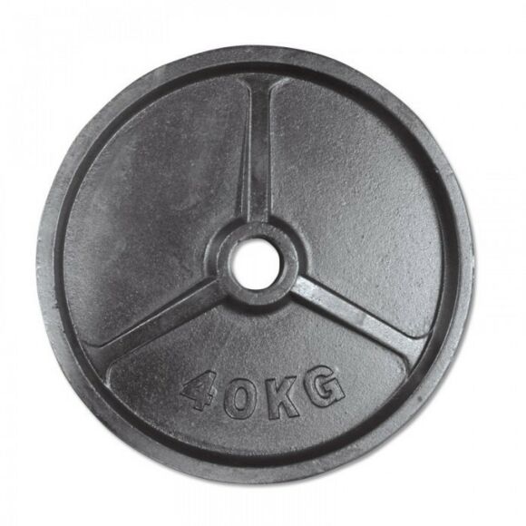 Viktskiva gjutjärn 50 mm - 40 kg