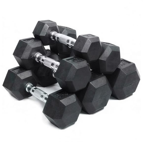 Hexagon kiinteät käsipainot 1-10 kg / pari