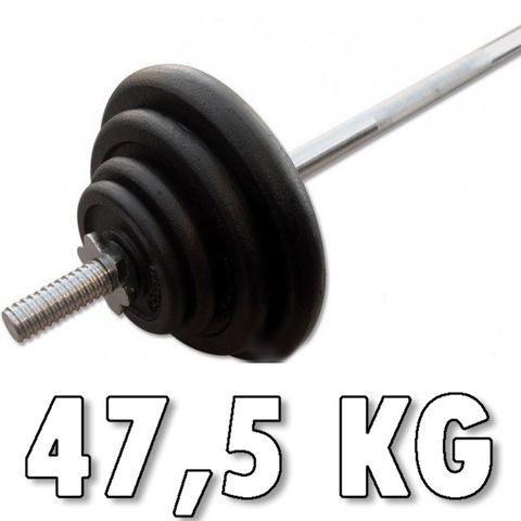 Rautainen levypainosarja 47,5 kg