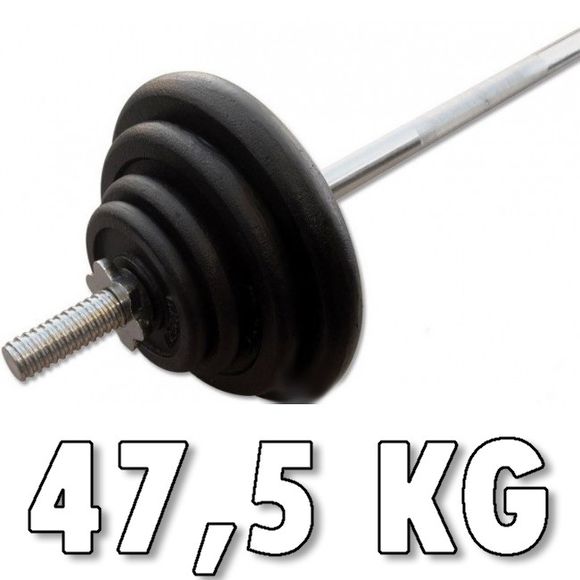 Rautainen levypainosarja 47,5 kg