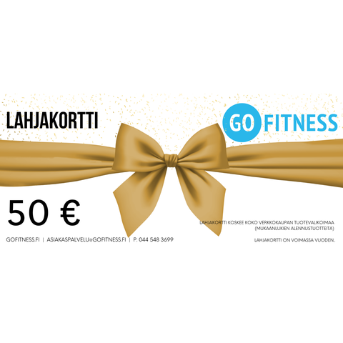 GoFitness-lahjakortti – Täydellinen lahja kuntoilijalle