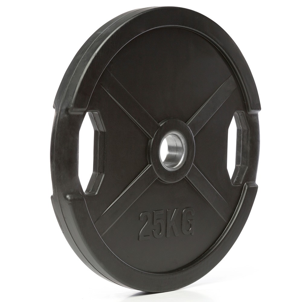 Hantelscheiben Gummi-Gripper - 50 mm - schwarz