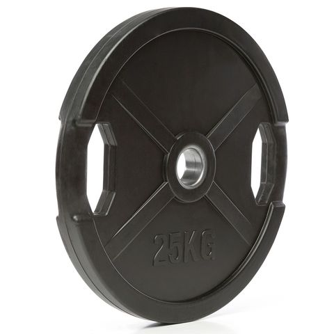 Hantelscheiben Gummi-Gripper - 50 mm - schwarz