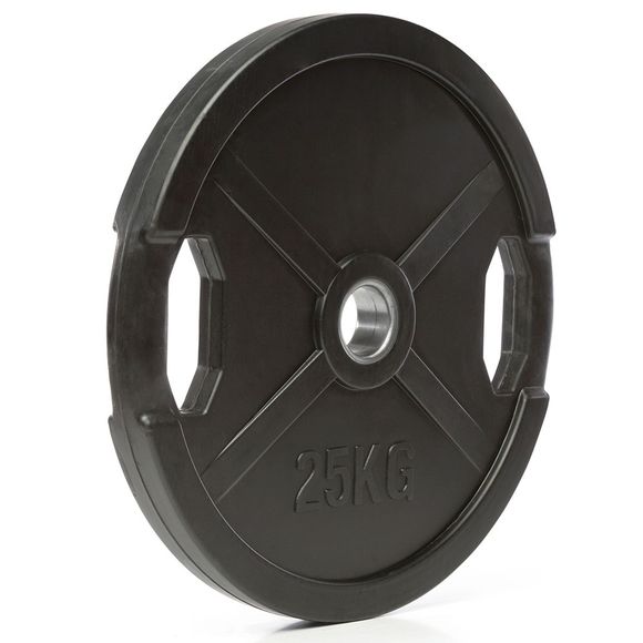 Hantelscheiben Gummi-Gripper - 50 mm - schwarz