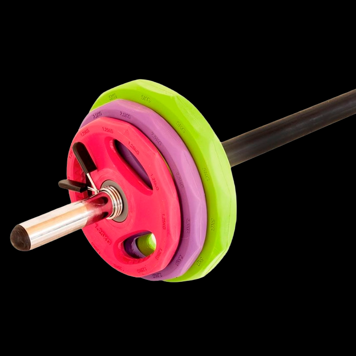 Pump set 18 kg kumitettu *k&auml;ytetty*