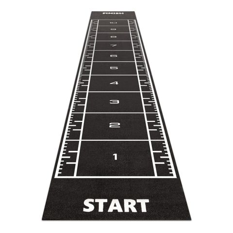 Speed Track Ruohomatto nopeusradalla 12x2 m musta