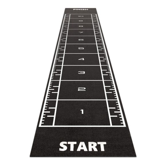 Speed Track Ruohomatto nopeusradalla 12x2 m musta